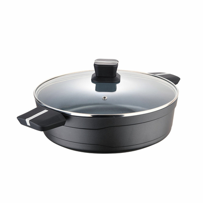 Product Κατσαρόλα με Γυάλινο Καπάκι San Ignacio Bistro SG6427 Χαμηλή Αλουμίνιο (? 28 x 8 cm) base image