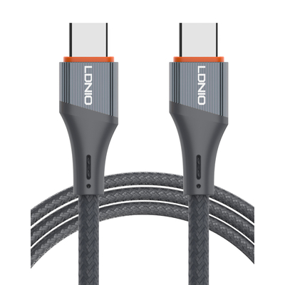 Product Καλώδιο USB-C Ldnio σε USB-C LC631C, 65W PD, 1m, γκρι base image