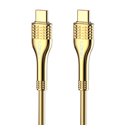Product Καλώδιο USB-C Ldnio σε USB-C LC651C, 65W, 1m, χρυσό base image