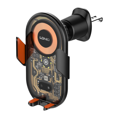 Product Βάση Smartphone Αυτοκινήτου Ldnio Ασύρματος Φορτιστής Ma30, 15W, Μαύρο base image