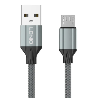 Product Καλώδιο Micro USB Ldnio σε USB LS441, 12W, 1m, γκρι base image