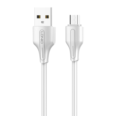 Product Καλώδιο Micro USB Ldnio σε USB LS540, 12W, 20cm, λευκό base image