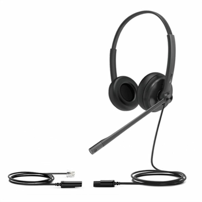 Product Ακουστικά VOIP Yealink YHS34 LITE DUAL Μαύρο base image