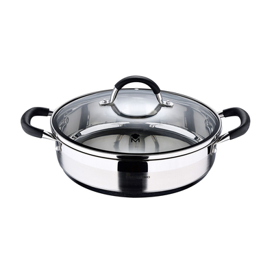 Product Κατσαρόλα με Καπάκι Masterpro Ανοξείδωτο ατσάλι AISI 304 (3,8 L) 28 x 7 cm base image