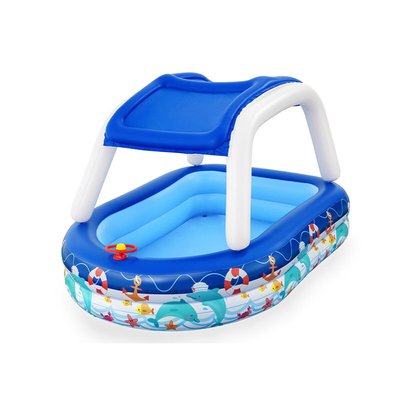 Product Παιδική Πισίνα Bestway Βάρκα 213 x 155 x 132 cm Λευκό base image