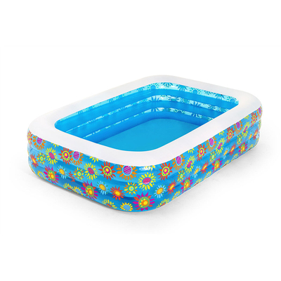 Product Παιδική Πισίνα Bestway Λουλουδάτο 229 x 152 x 56 cm Μπλε base image