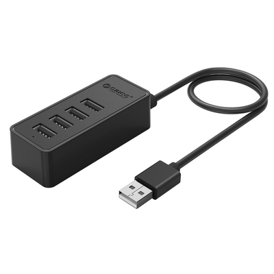 Product USB Hub Orico W5P-U2, 4X Θυρών, USB 2.0, 480Mbps, 1M Καλώδιο, Μαύρο base image