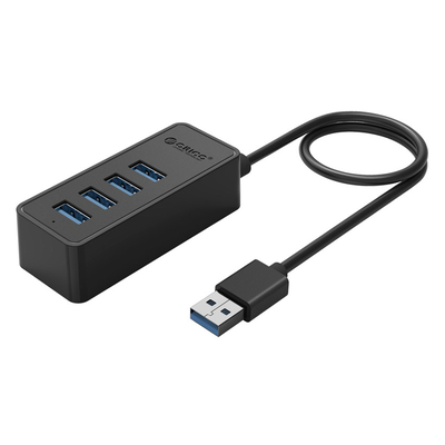 Product USB Hub Orico W5P-U3, 4X Θύρες USB 3.0 5Gbps, 1M Καλώδιο, Μαύρο base image