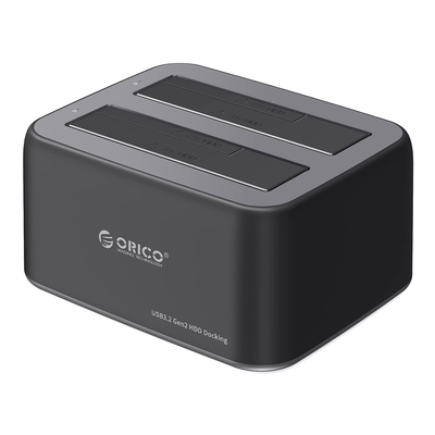Product Docking Station Orico για 2.5" Ή 3.5" Sata Hdd/Ssd 6829C3-V1, 2x, 5Gbps, Μαύρο base image
