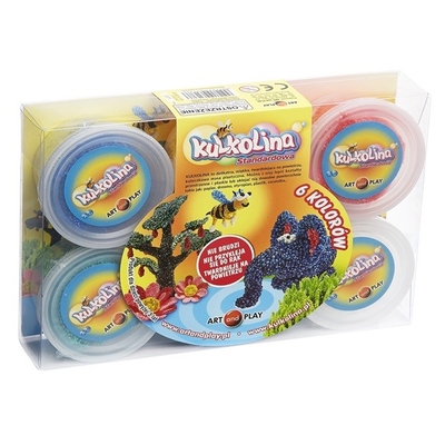 Product Παιχνίδι Κατασκευής Art And Play Plastic Mass Kulkolina 6 Colors Standard base image