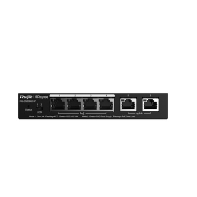 Product Network Switch Ruijie Networks RG-ES206GC-P Managed L2 PoE+ base image