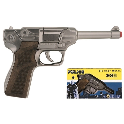 Product Παιδικό Όπλο Δράσης Pulio Police Gun Gonher 124/0 Metal base image