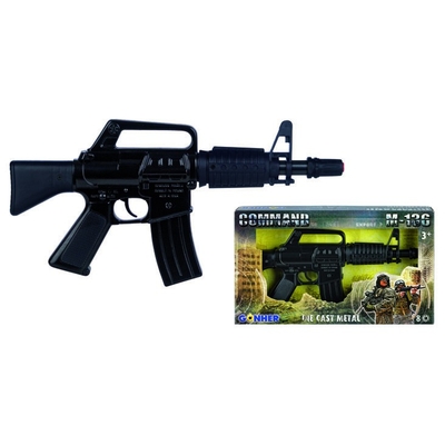 Product Παιδικό Όπλο Δράσης Pulio Machine Gun Gonher 136/6 Metal base image