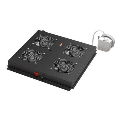 Product Roof Fan Για Καμπίνα Δικτύου Digitus DN-19 FAN-4-B-N rack roof with 2 fans base image