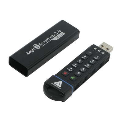 Product USB Flash 80GB Apricorn Aegis Secure Key 3.0 base image