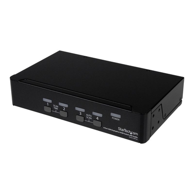 Product KVM & Data Switch StarTech.com 4 Port DisplayPort USB with Audio base image
