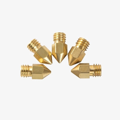 Product Αξεσουάρ 3D Printer Creality 0,4mm Brass Nozzle Kit (x5 pcs) of 6x13mm International Brass Nozzles base image
