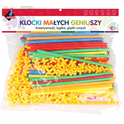 Product Παιχνίδι Κατασκευών Askato Straw blocks 200 elements base image