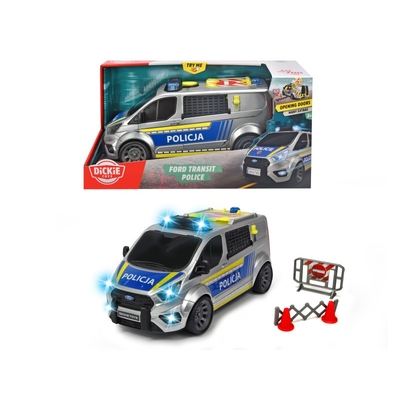 Product Dickie Vehicle Police Ford Transit Sos_N, 28 Cm base image