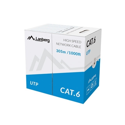 Product Καλώδιο Δικτύου Lanberg Utp Cat.6 Cu 305 M Wire Grey base image