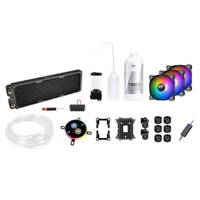 Product Thermaltake Water Cooling - Pacific C360 Ddc Lcs Rgb (120mm*3, Copper, Soft Tube,Transparent Coolant) base image