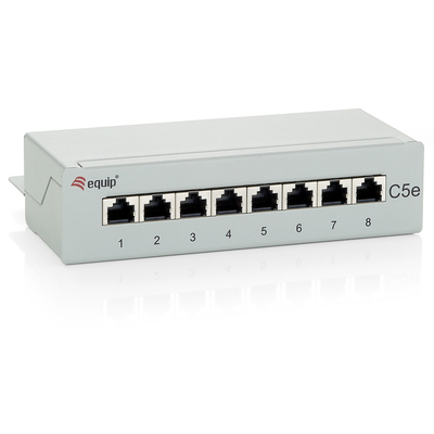 Product Patch Panel Equip 8x RJ45 Cat5e Desktop base image