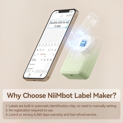 Product Ετικετογράφος Niimbot D110 0.5-INCH Light Green base image