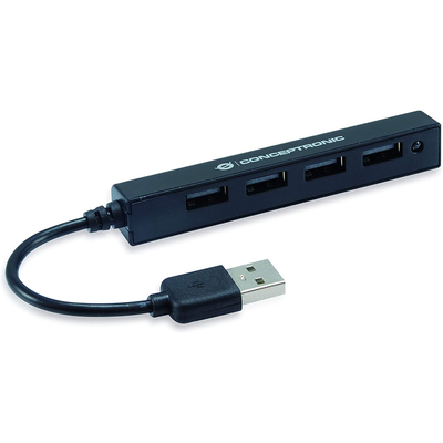 Product USB Hub Conceptronic 4-Port USB2.0 Black base image