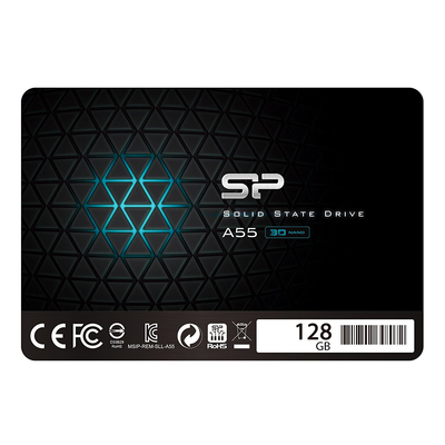 Product Σκληρός Δίσκος SSD 128GB Silicon Power SATA III A55 7mm Full Cap, Brue base image