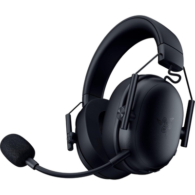 Product Gaming Headset Razer BlackShark V3 X HyperSpeed - Black - Wireless - 70h Battery - 2.4Ghz / BT / USB base image