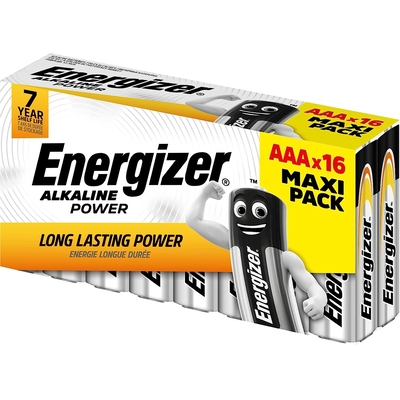 Product Αλκαλικές Μπαταρίες Energizer Power Mignon AAA S16 (16τμχ) base image