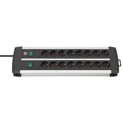 Product Πολύπριζο Με Διακόπτη Brennenstuhl Premium-Duo-Alu-Line 2x8 Θέσεων 3m base image