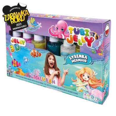 Product Παιδικές Χειροτεχνίες Tuban Tubi Jelly set 6 colors - Mermaid base image