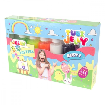 Product Παιδικές Χειροτεχνίες Tuban Set Tubi Jelly set 6 colors - Easter base image