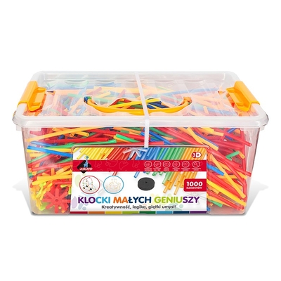 Product Παιχνίδι Κατασκευών Askato Blocks - Little Straws 1000 pcs base image