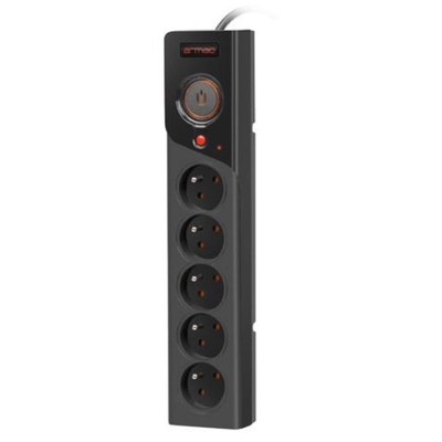 Product Πολύπριζο Armac Z5 5m 5x230v 10a Z5/50/Cz Black base image