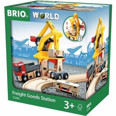 Product Παιχνίδι Brio Freight Loading Crane Πολύχρωμο Multi 6 Τεμάχια base image