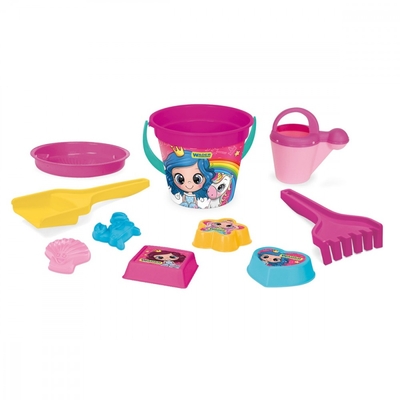 Product Παιχνίδι Κήπου Wader Big sand set with IML 10 pieces pink base image