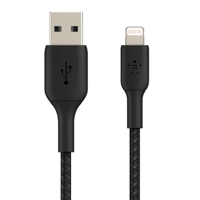Product Καλώδιο Belkin Braided Usb-Light Ning 1m Black base image