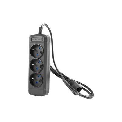 Product Πολύπριζο Armac Extension Bar Arcolor3 0.6m Ups 3x 230v Pl Iec Black base image