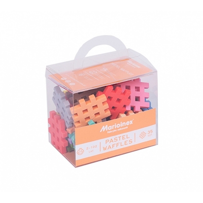 Product Παιχνίδι Κατασκευής Marioinex Waffle Blocks Mini Marioinex Pastel 35 Pcs base image