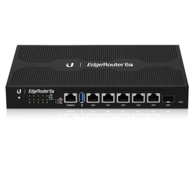 Product Router Ubiquiti 5x1GbE 1xSFP PoE ER-6P base image