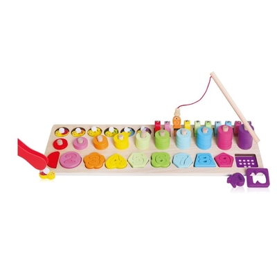 Product Παζλ Iwood A Wooden 4in1 With Fish Numbers base image