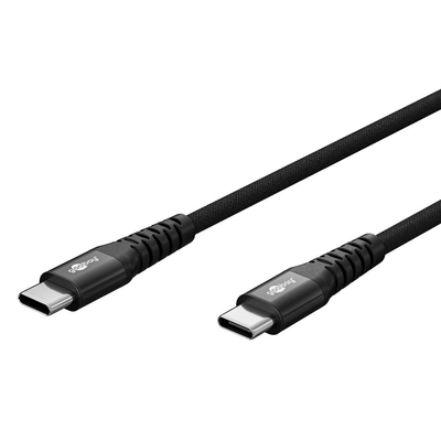 Product Καλώδιο USB-C Goobay 73955, 60W, 480Mbps, 3M, Μαύρο base image