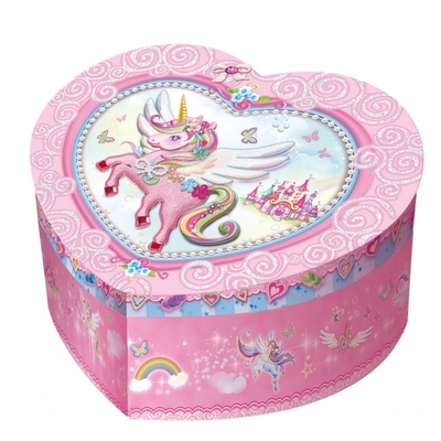 Product Μουσικό Κουτί Pulio Pecoware Heart-sha ped - Unicorn base image