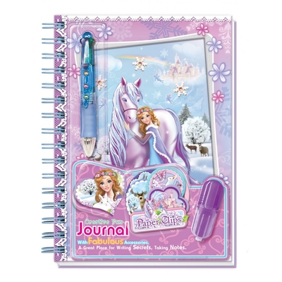 Product Σημειωματάριο Pulio Diary on a spiral - Horse Pecoware base image
