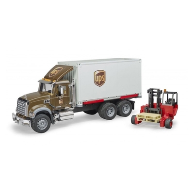 Product Όχημα Εργασίας Bruder Bruder Mack Granite Ups Logistics Truck With Fo base image