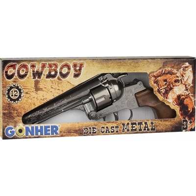 Product Παιδικό Όπλο Δράσης Pulio Metal Cowboy Revolver 12 Rounds base image