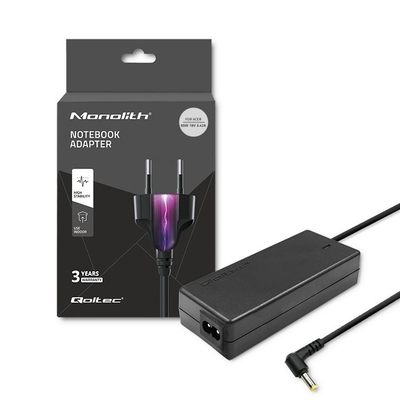 Product Τροφοδοτικό Laptop Qoltec For Acer 65w 19v 3.42a 55 1.7 base image