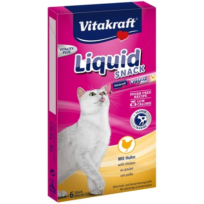 Product Snack for Cats Vitakraft Liquid Snack Chicken Κοτόπουλο Γουρούνι 90 g base image